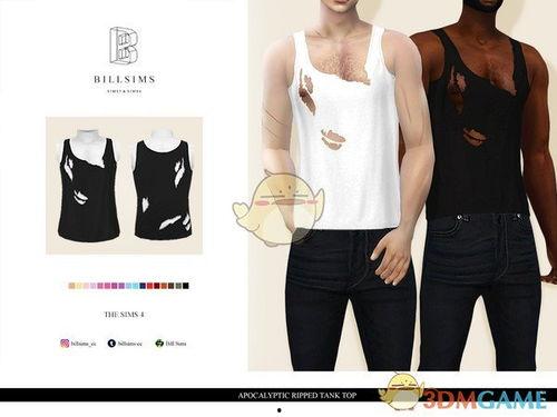 网红同款破洞背心男款,型男必备！网红同款男款背心大揭秘