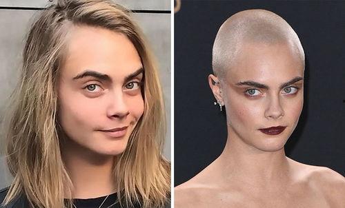 光头明星剃头的视频素材,见证明星蜕变之旅