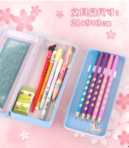 制作网红流沙版笔盒教程